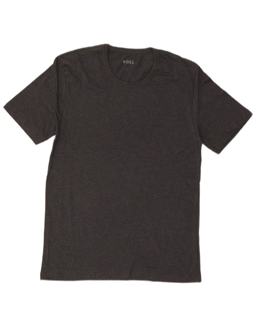 Camiseta masculina Hugo Boss grande algodão cinza