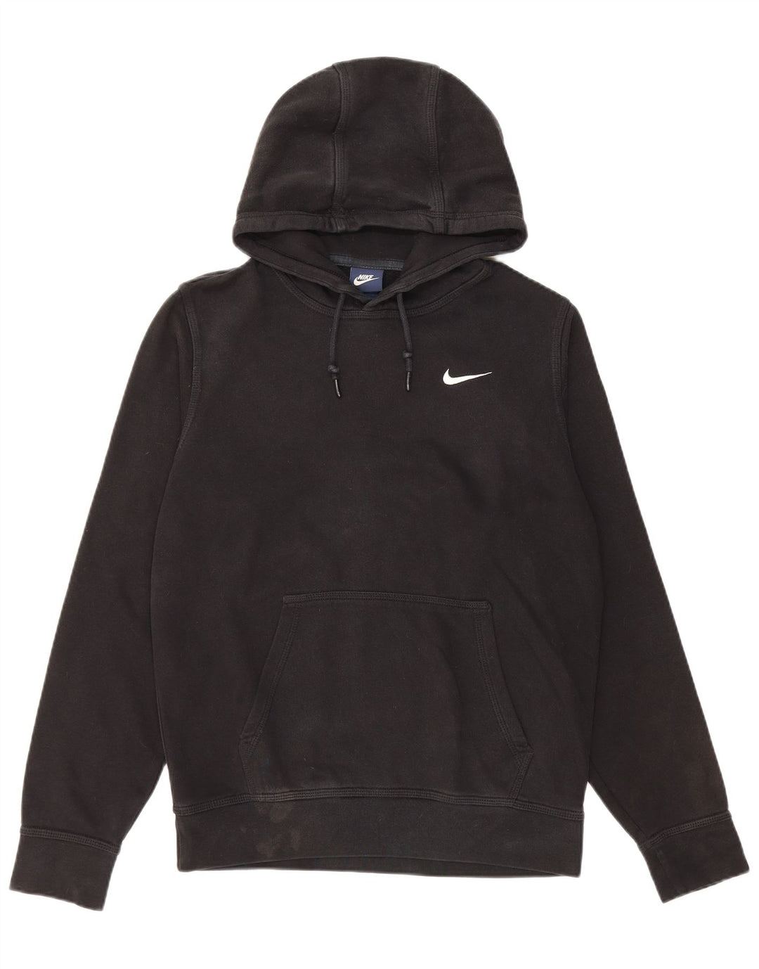 Nike Mens Hoodie Jumper Pequeno Algodão Preto