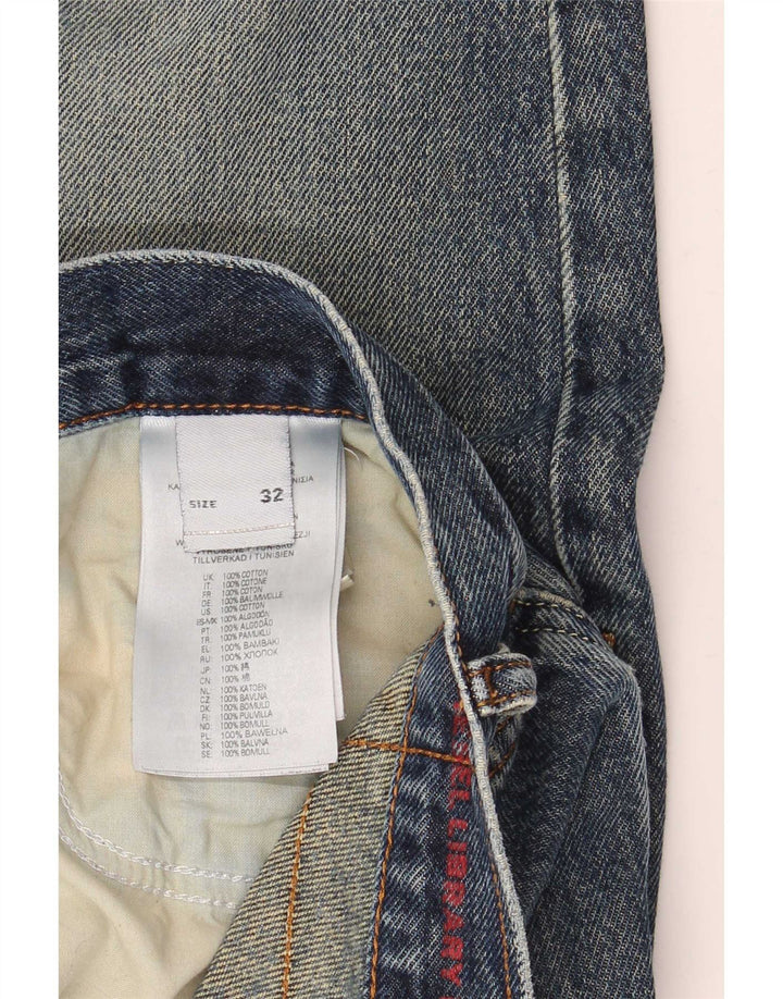 Jeans retos masculinos Diesel W32 L30 algodão azul