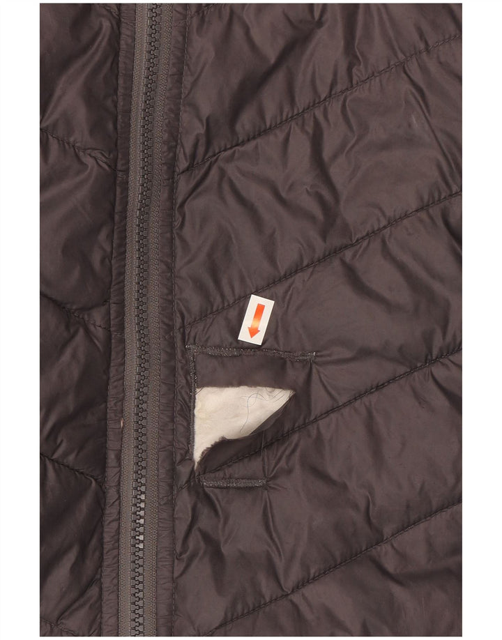 Jaqueta acolchoada feminina FAT FACE UK 18 XL cinza nylon
