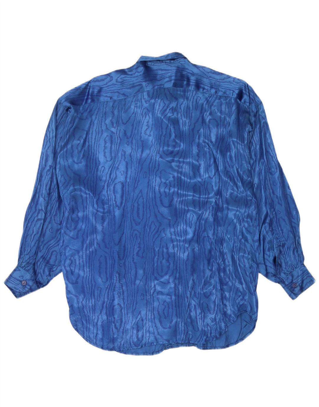 Blusa feminina Benetton com estampa abstrata IT 42 azul médio