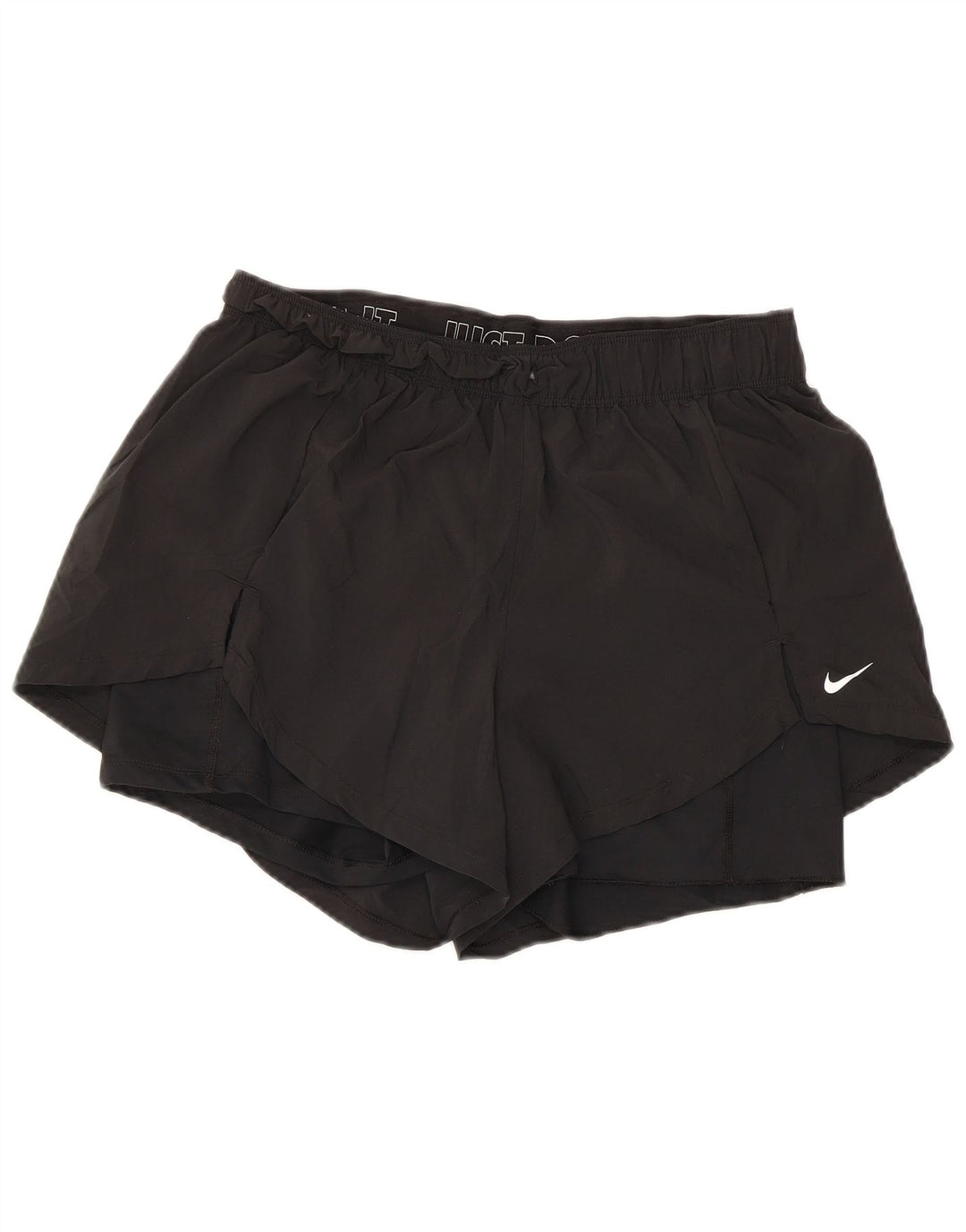Shorts esportivos femininos NIKE UK 14 grandes pretos