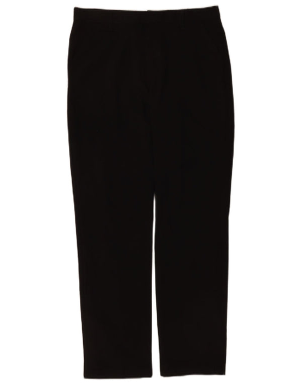 Calças Chino retas para meninas Marks & Spencer 13-14 anos W28 L28 pretas