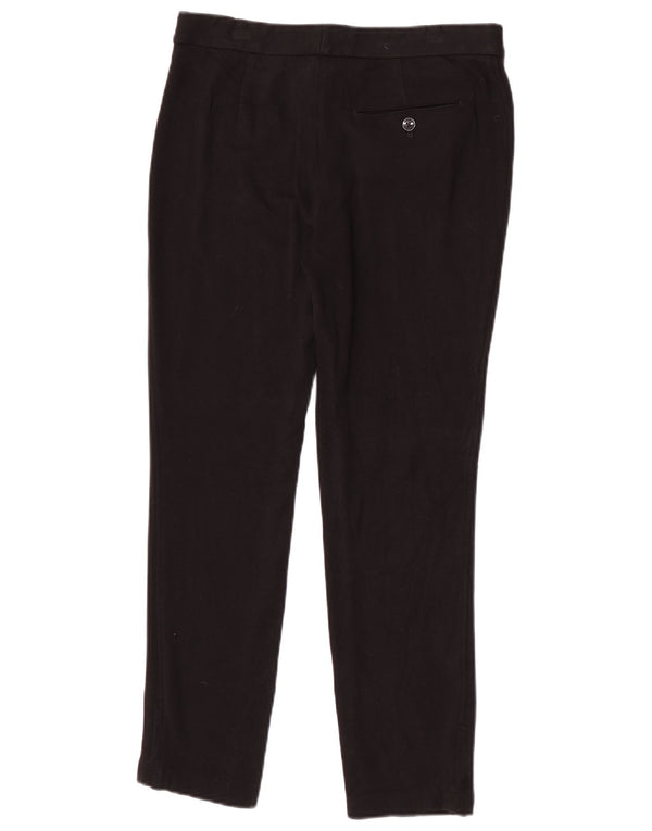 Ralph Lauren Calça feminina casual slim US 6 médio W28 L27 preta viscose