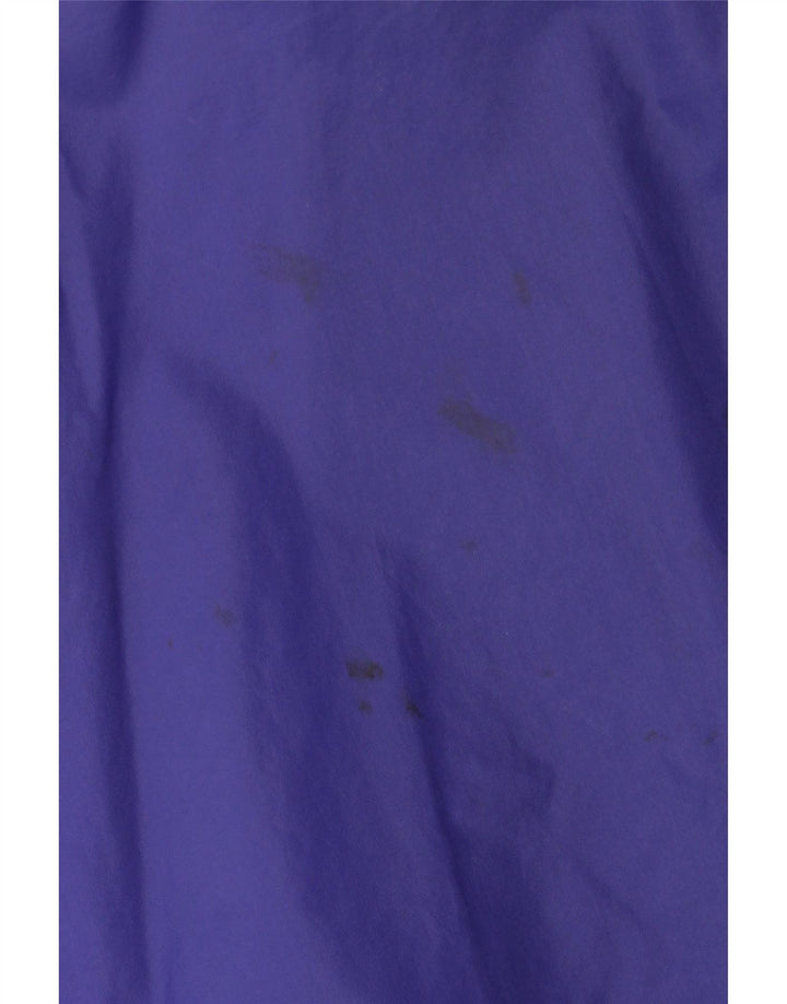 Jaqueta corta-vento masculina K-WAY UK 38 poliamida colorblock roxo médio