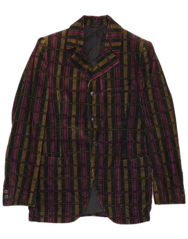 Jaqueta blazer masculina de 3 botões San Remo IT 48 xadrez multicolorido médio