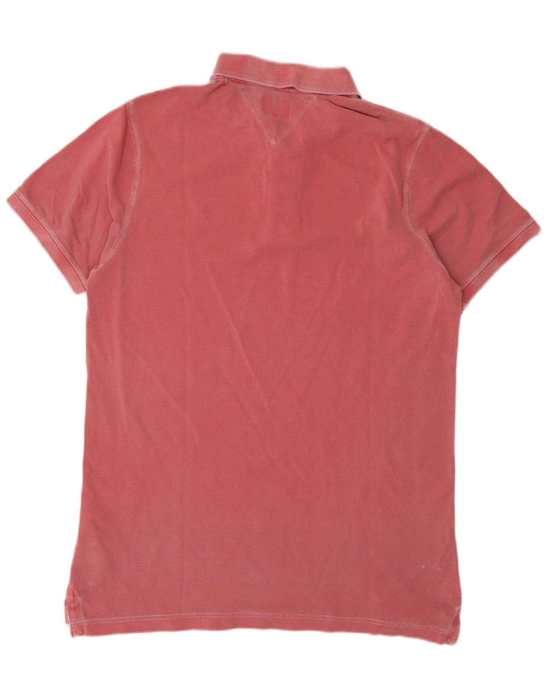 Camisa polo masculina Tommy Hilfiger grande algodão vermelho