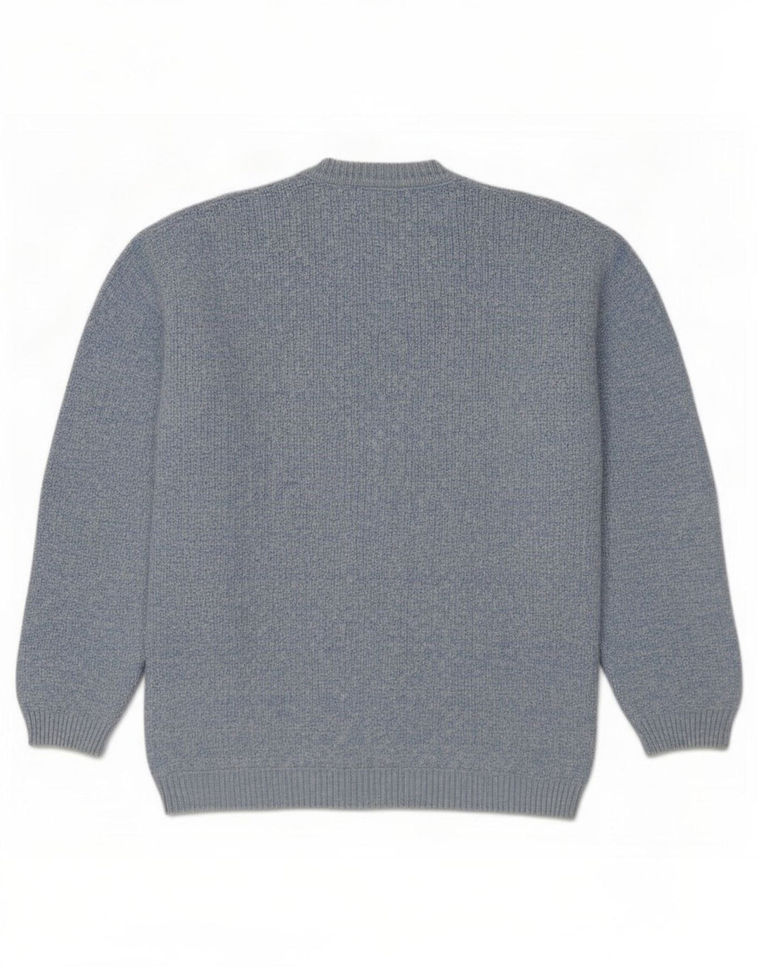 Suéter masculino Colorado com decote em V, algodão manchado azul médio