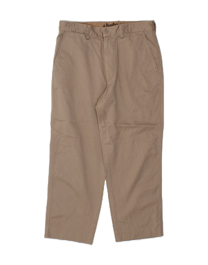 AVIREX Mens Straight Chino Trousers W32 L26 Beige Cotton Vintage Avirex and Second-Hand Avirex from Messina Hembry 