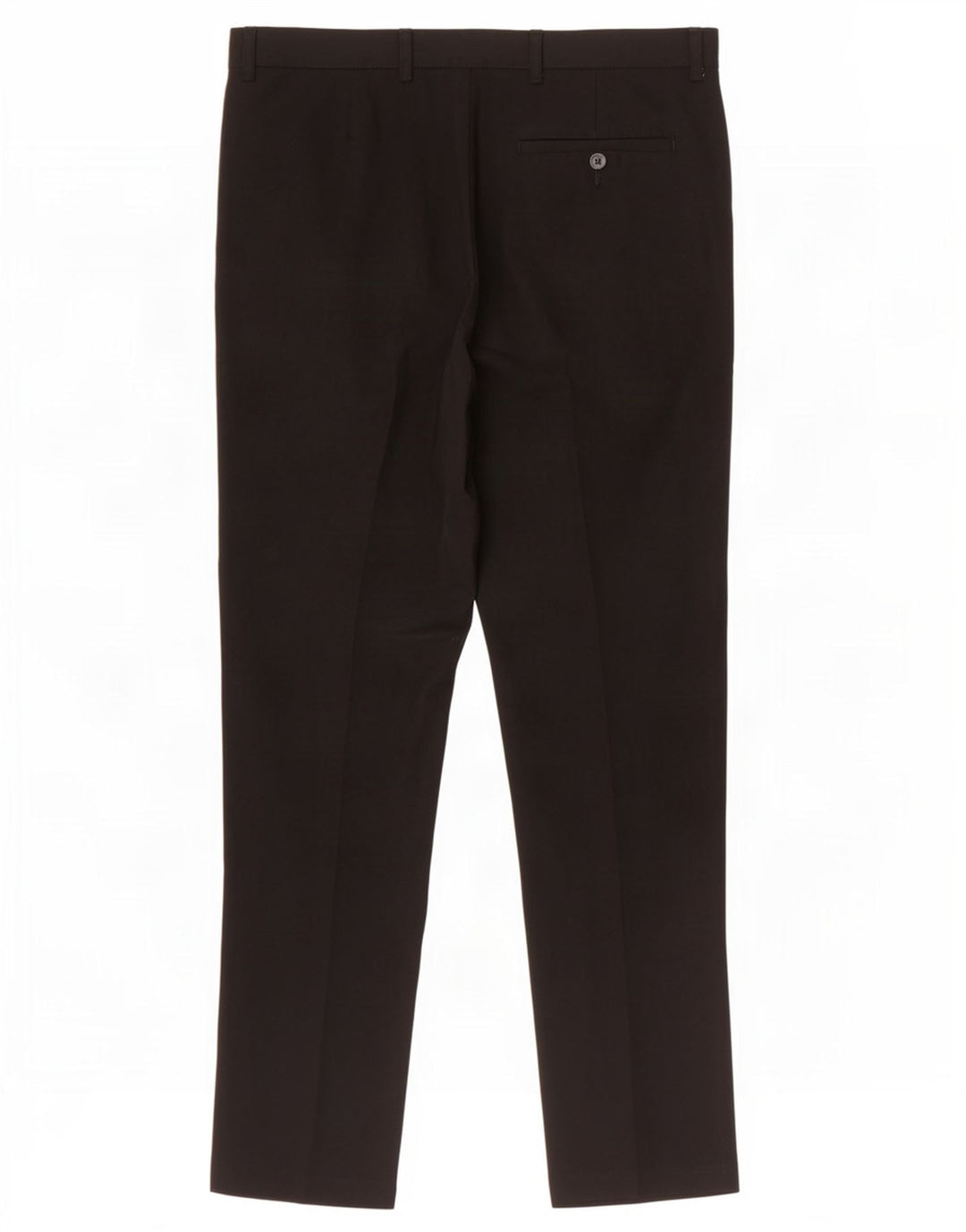 Calça masculina Marks & Spencer Slim Suit W32 L31 poliéster preto