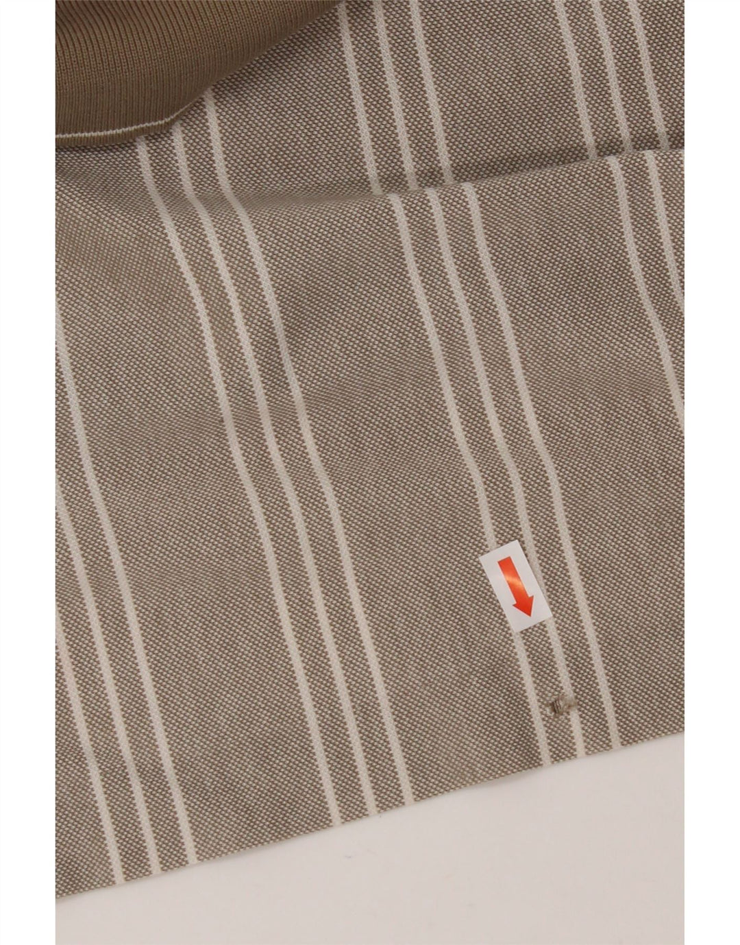 Camisa polo masculina NIKE UK 39/41 médio bege listrado