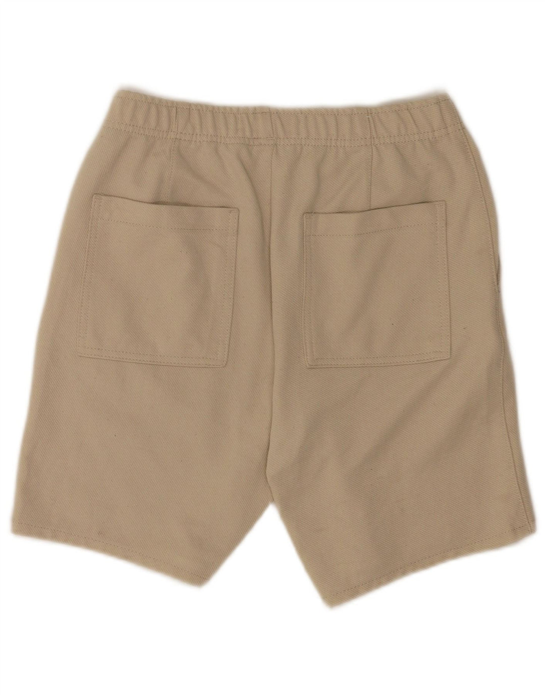 Zara Mens Casual Shorts Pequeno W27 Poliéster Bege