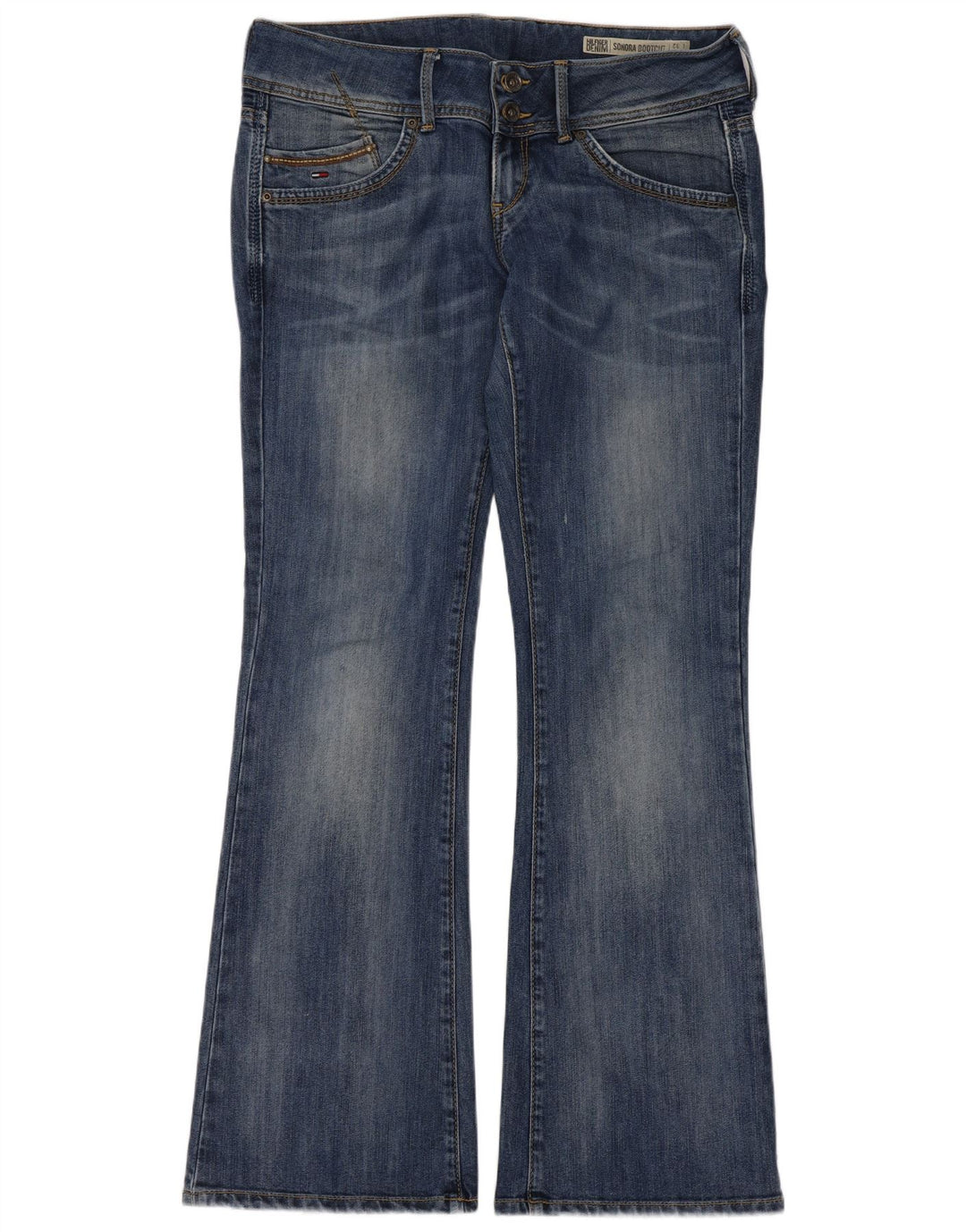 Jeans feminino Tommy Hilfiger Sonora Bootcut W32 L32 azul algodão