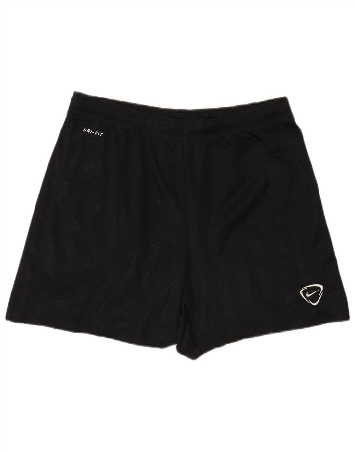 Nike Mens Dri Fit Sport Shorts Médio Preto Listrado Poliéster