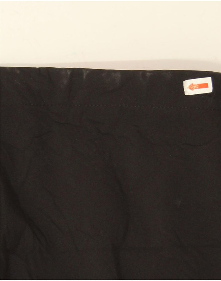 Jaqueta corta-vento feminina vintage com capuz e ajuste solto Reino Unido 18 XL poliéster preto