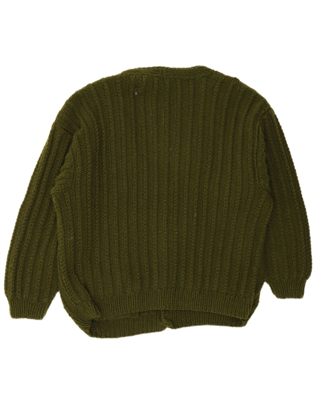 Suéter Cardigan Masculino Vintage XL Caqui