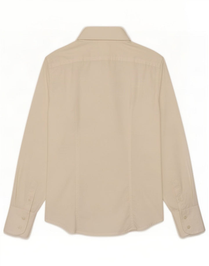Camisa Benetton Mulher UK 12 Médio Branco