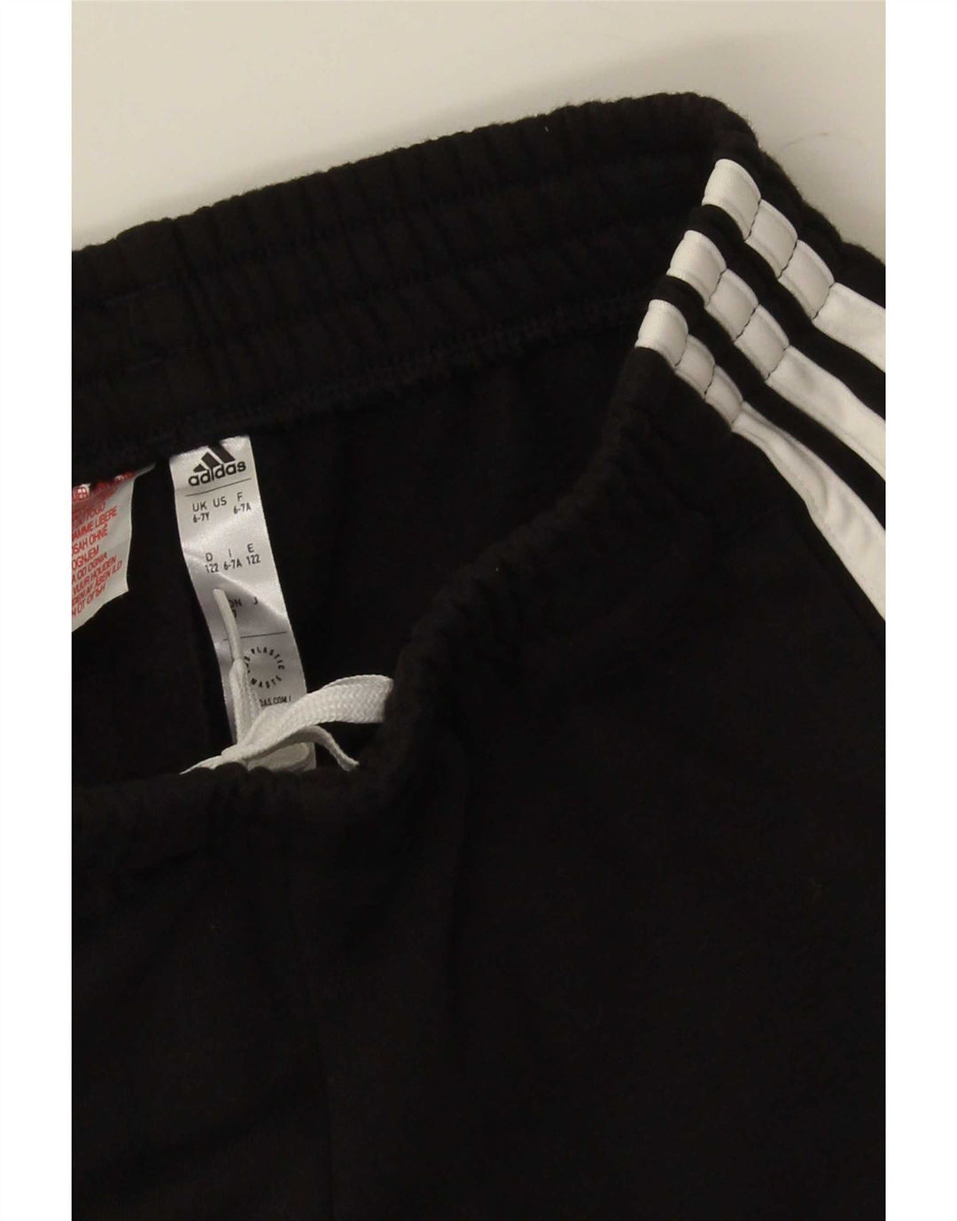 Adidas meninos calças de treino joggers 6-7 anos preto