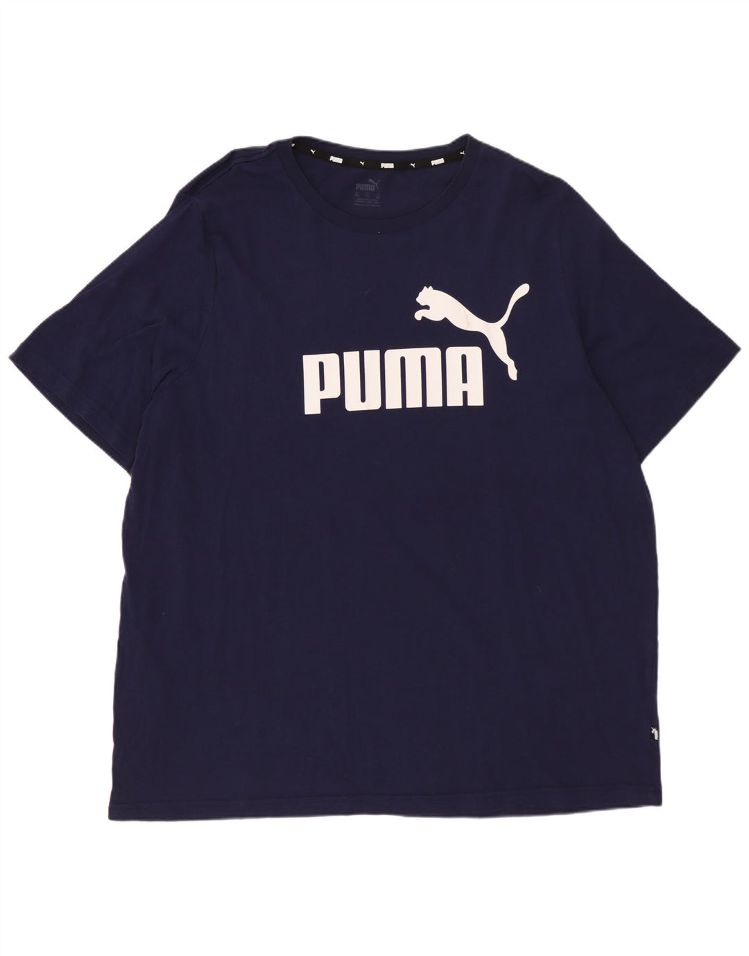 Camiseta gráfica masculina PUMA Top 2XL azul marinho