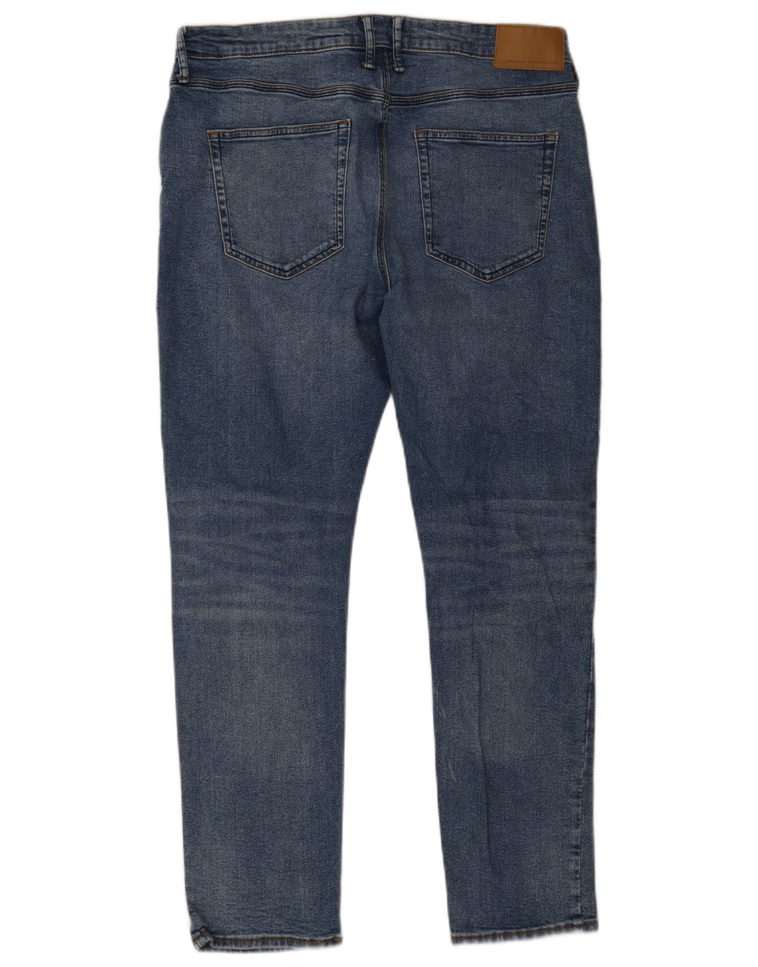 French Connection Masculino Slim Jeans W36 L32 Azul Algodão