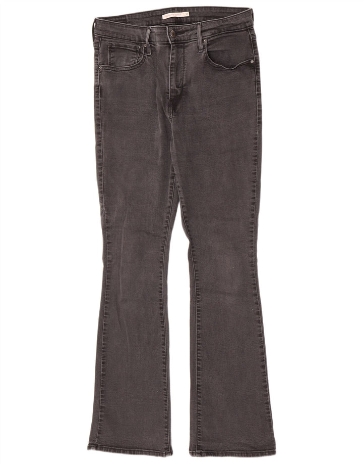 Calça jeans feminina Levi's 725 High Rise Bootcut W32 L32 cinza algodão