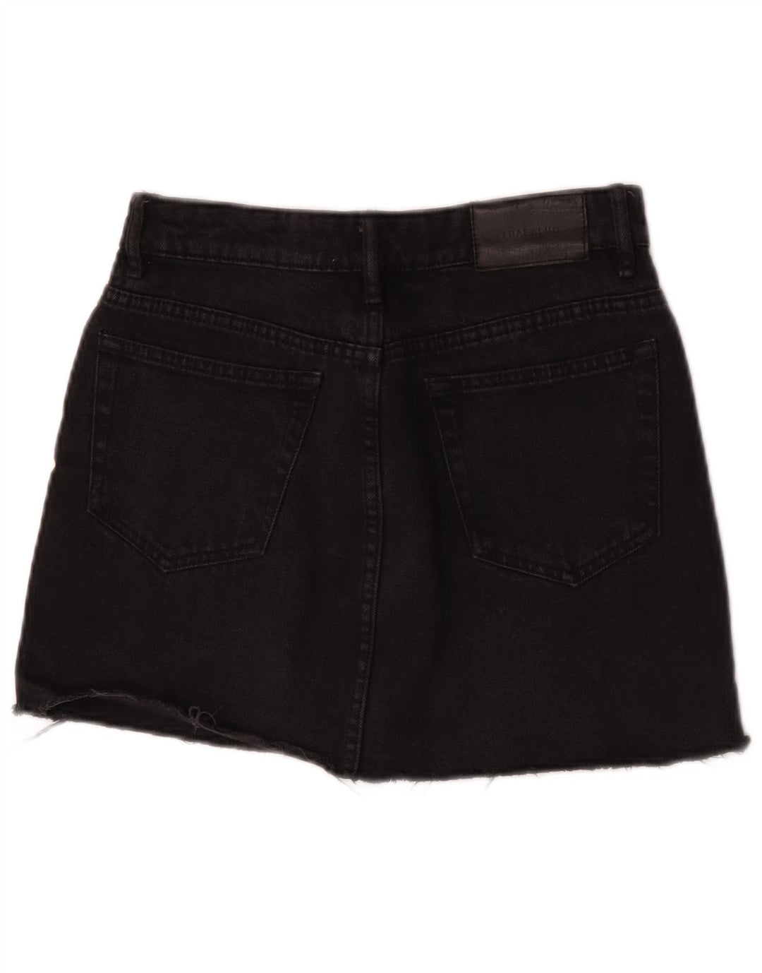 Saia jeans feminina Trafaluc pequena W26 preta