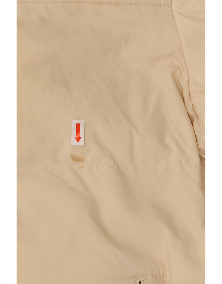 Jaqueta acolchoada masculina ZARA UK 36 pequena bege nylon