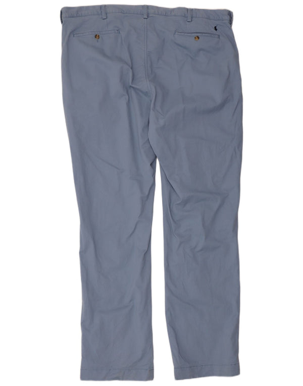 Calça Chino Masculina Polo Ralph Lauren Classic Fit W44 L36 Azul Algodão