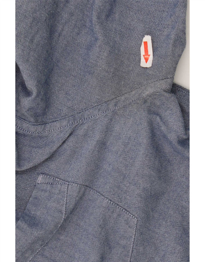 Camisa masculina Levi's Standard Fit grande algodão azul marinho