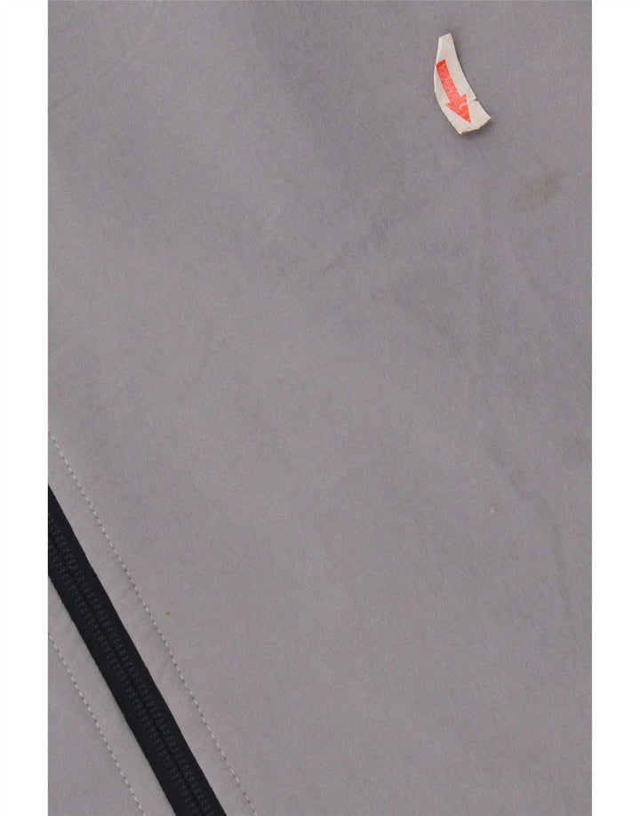 Jaqueta masculina de moletom The North Face grande cinza colorblock poliéster