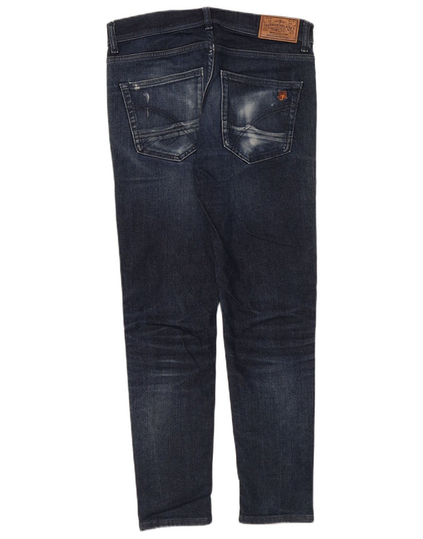 Harmont & Blaine Mens Slim Jeans W34 L29 Azul Marinho Algodão