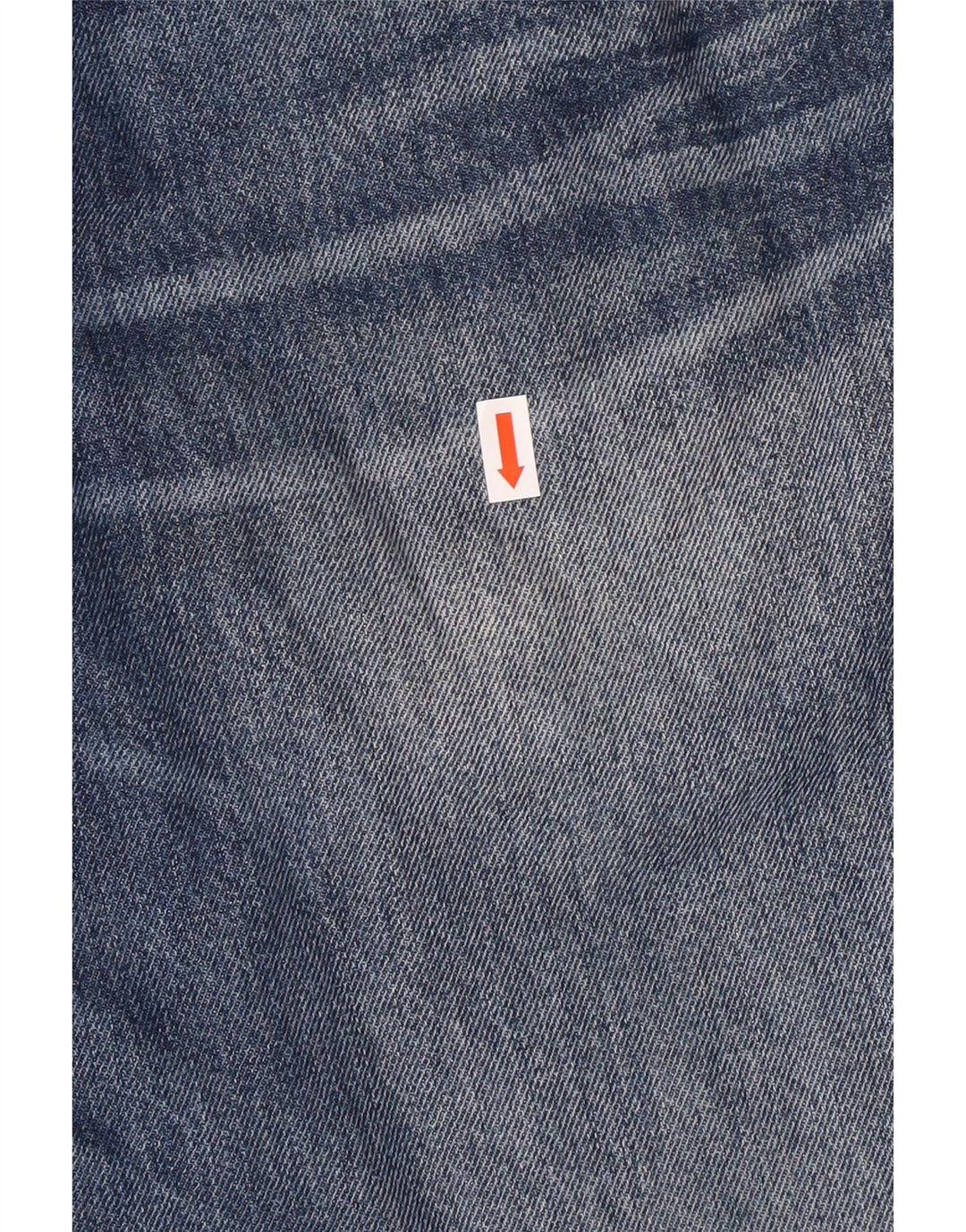 LEVI'S Masculino 501 Straight Jeans W38 L34 Azul Algodão