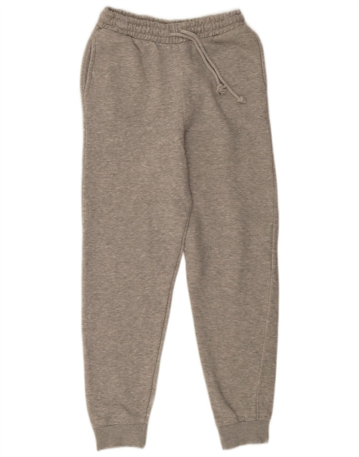 Zara Calça feminina de treino joggers pequena cinza manchada