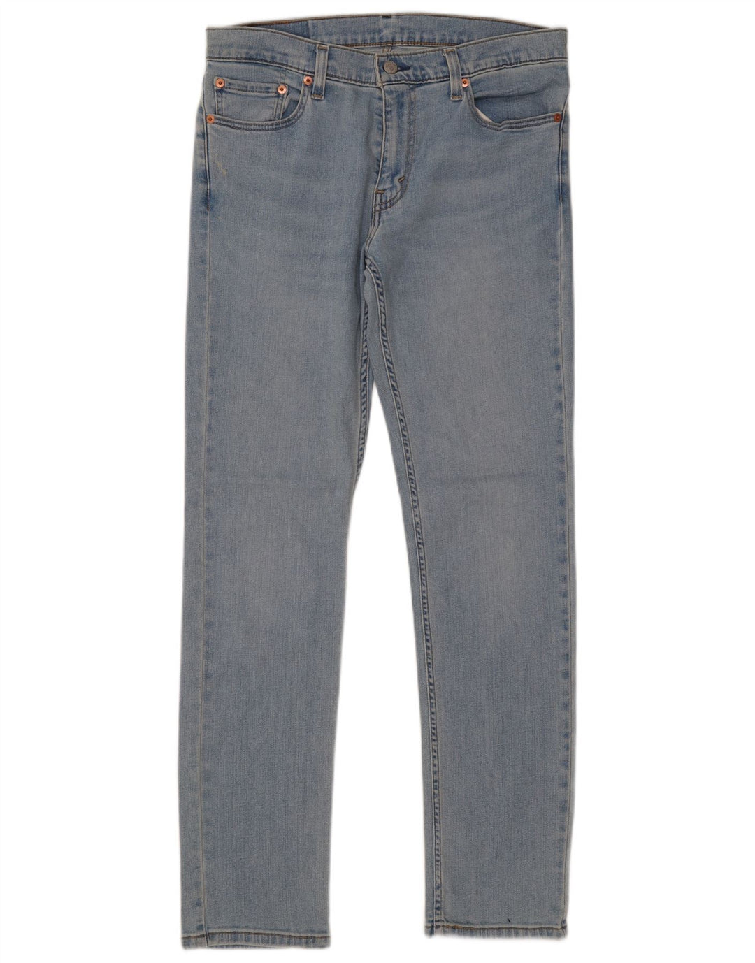 LEVI'S Feminino 511 Slim Jeans W32 L32 Azul Algodão