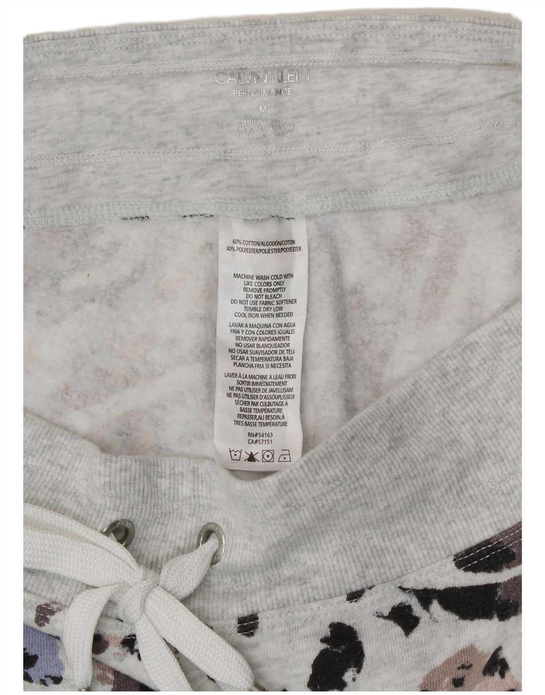 CALVIN KLEIN Calça de treino feminina Joggers UK 14 cinza médio