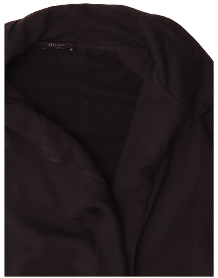 Suéter cardigã feminino oversized longline ALL SAINTS Reino Unido 14 médio preto