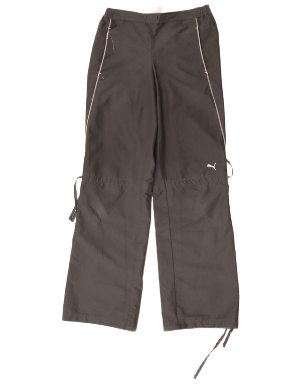 Calça de treino feminina Puma UK 10 poliéster cinza pequeno