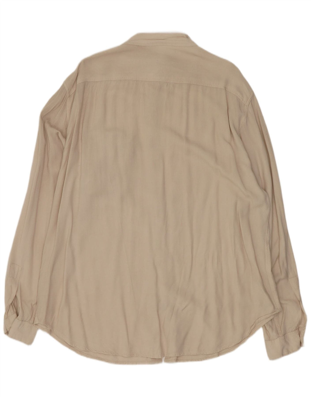 Camisa masculina C&A tamanho 43/44 XL bege viscose