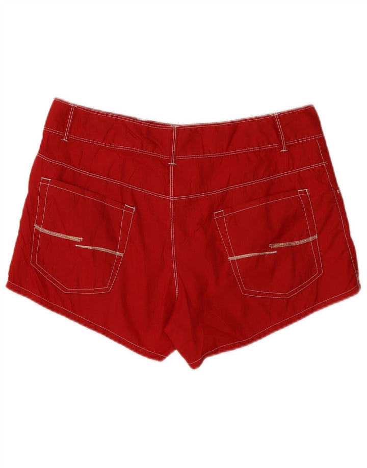 Shorts casuais masculinos Jack & Jones médio W32 poliéster vermelho