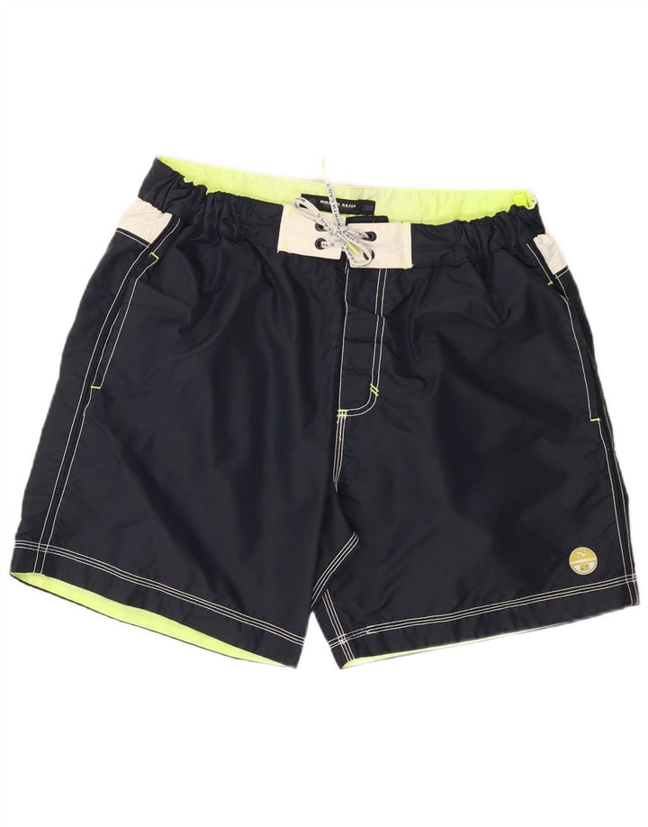 Shorts de natação masculino North Sails Gold Edition W32 médio azul marinho