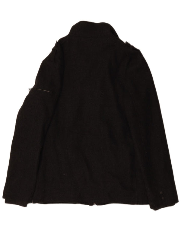 Jaqueta militar masculina Billabong UK 40 poliéster cinza grande