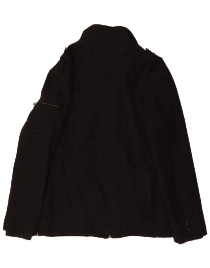 Jaqueta militar masculina Billabong UK 40 poliéster cinza grande