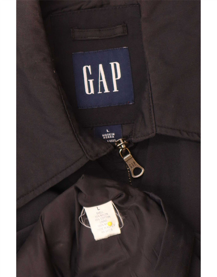 Jaqueta utilitária masculina Gap UK 40 grande nylon azul marinho