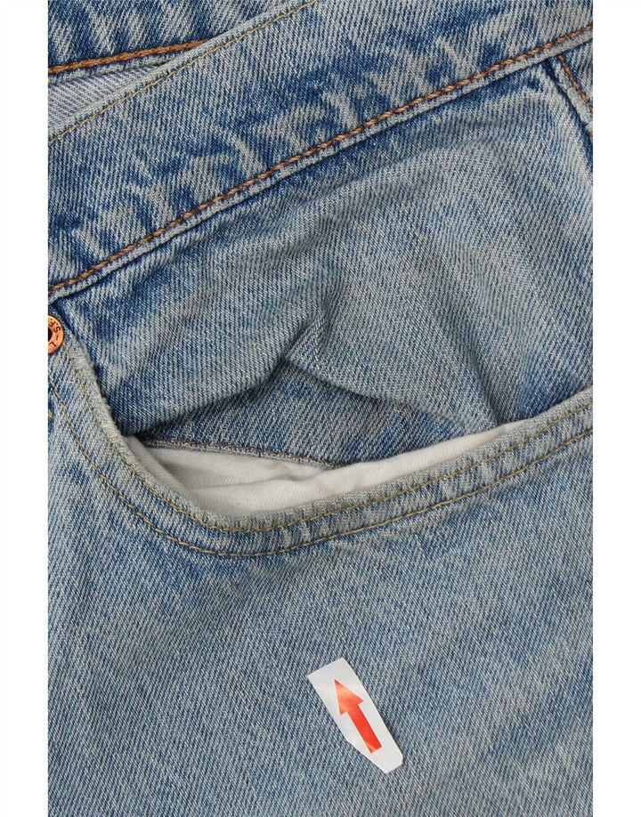 Levi's Mens Distressed Slim Jeans W36 L34 Azul Algodão
