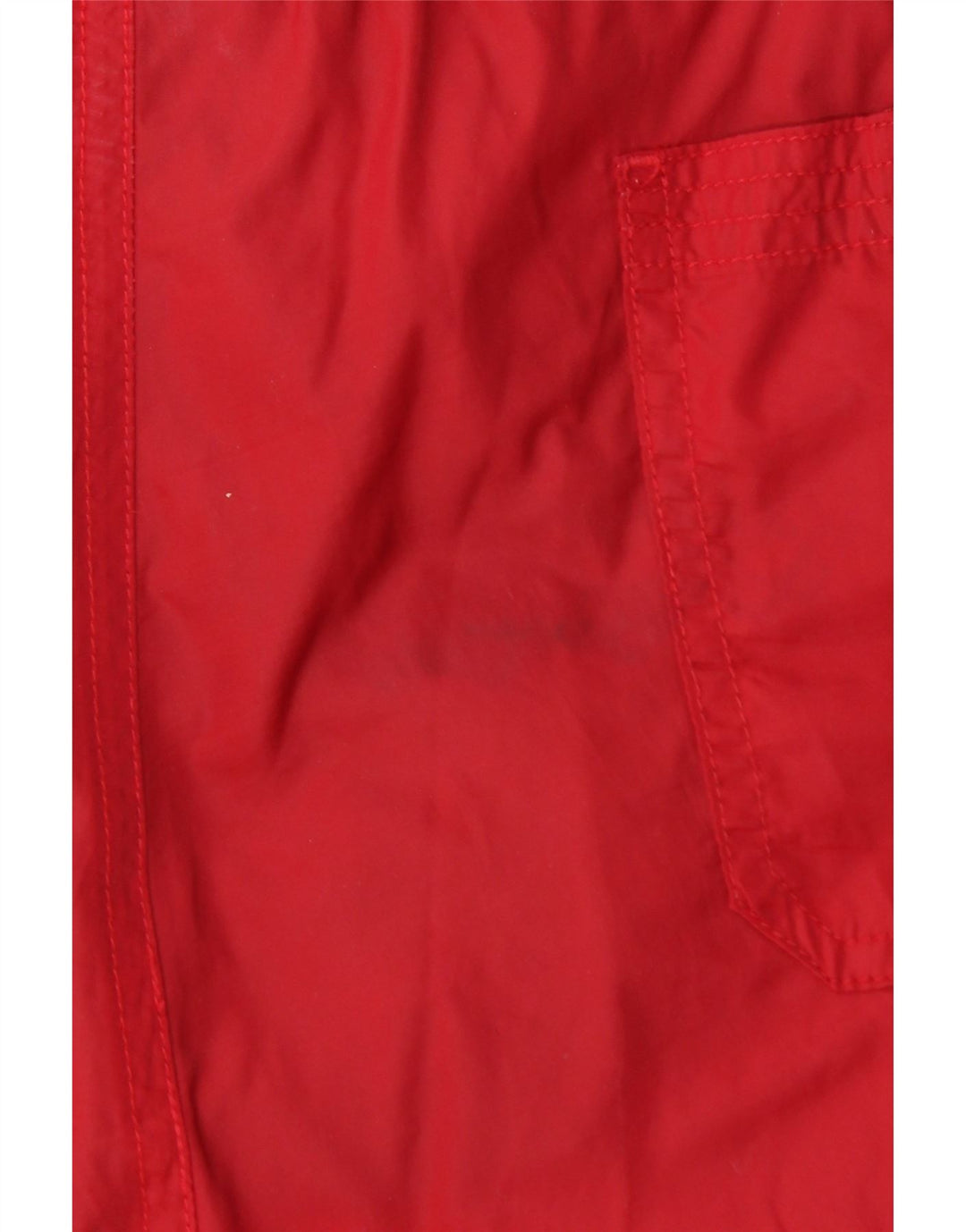 Shorts de natação masculino Bear médio vermelho colorblock nylon