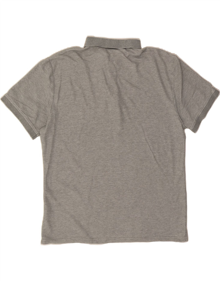 CALVIN KLEIN Mens Golf Polo Shirt XL Grey Cotton Vintage Calvin Klein and Second-Hand Calvin Klein from Messina Hembry 