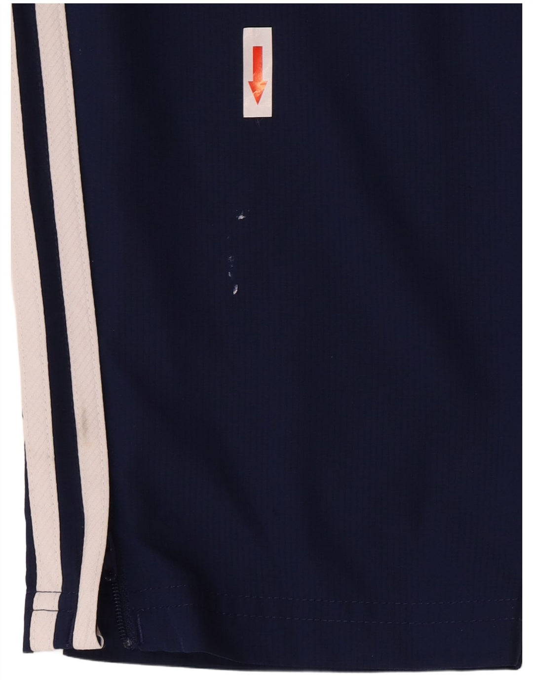 Calça de treino masculina Adidas Climalite grande poliéster azul marinho