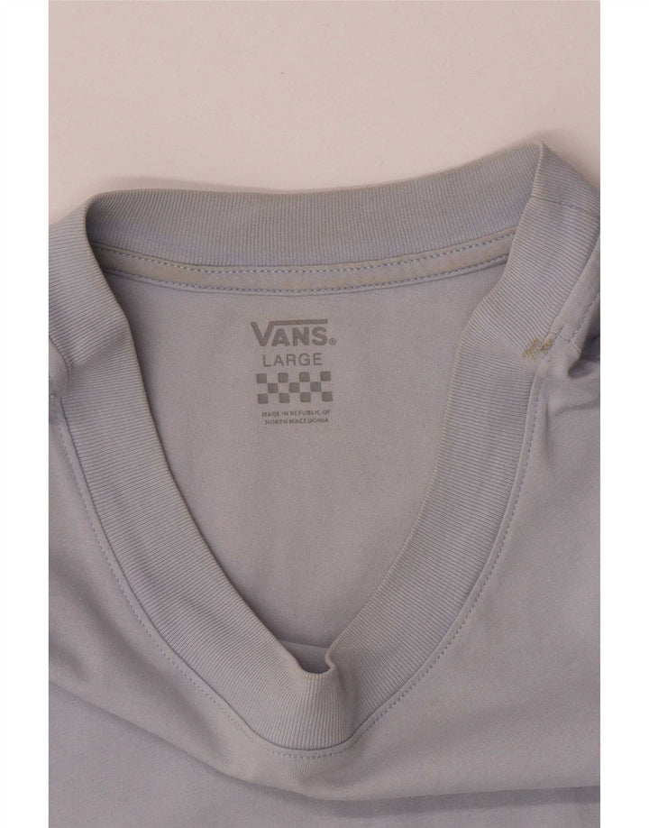 Camiseta feminina Vans manga curta regular gráfica UK 14 grande azul