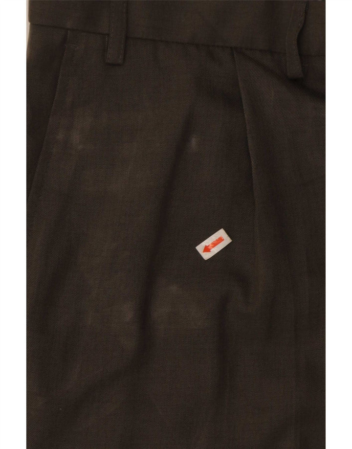 Calça masculina Marks & Spencer Pegged Suit W40 L31 Poliéster cáqui