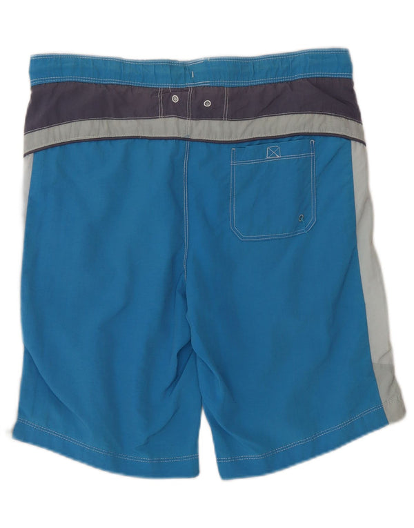Shorts de natação gráficos Champion Boys 9-10 anos azul colorblock